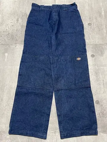 Dickies 더블니 와이드 스트레이트 데님 사이즈 30 인디고