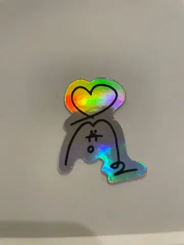 MAZZEL 나오야 사인 스티커 홀로그램