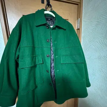 HARE 오버 사이즈 자켓 그린