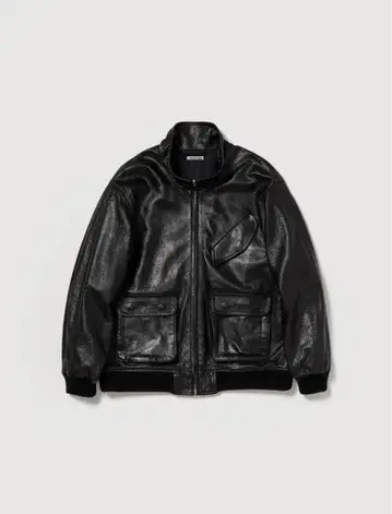 25AW auralee 램 레더 집 블라존 4