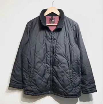 새상품급 아메카지 블랙 퀼팅 다운 자켓 레트로 스트릿 M
