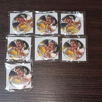 스트리트 파이터 6 캡슐 복권 제이미 캔뱃지 7개 세트 E상