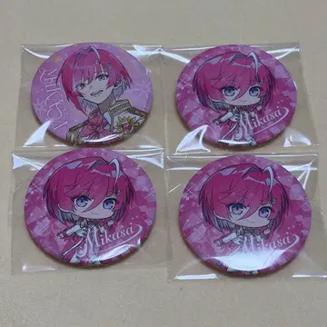 미카사 군 캔뱃지 4개 세트