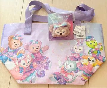 홍콩 디즈니 20주년 더피&프렌즈 쇼핑백 미니햇