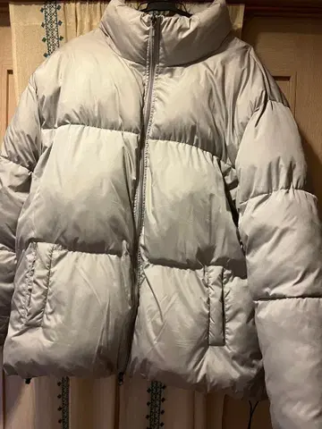 오버 사이즈 파이버 다운 패딩 자켓