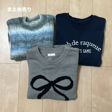 여성용 상의 니트 묶음 판매