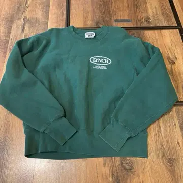 리 크로스그레인 맨투맨 L 다크 그린