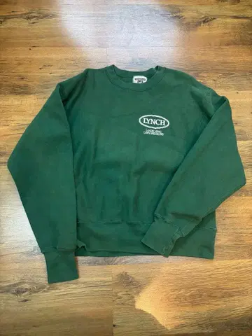 Lee CROSSGRAIN 맨투맨 L 그린