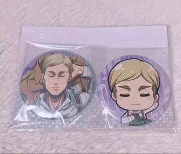 새상품 진격의 거인 엘빈 캔뱃지 세트 히나타보코ver.