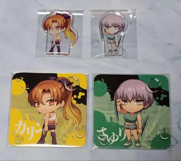 휴먼버그 대학 아크릴 블록 코스터 카린 사유리