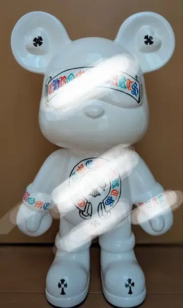 33cm 손그림 곰 드리핑 아트 베어 아트 플루이드 아트