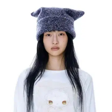 coyseio 니트 모자 퍼플