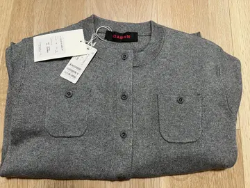 CABaN 코튼 캐시미어 크루넥 가디건 S