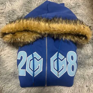 fti 퍼 후드티 블루 2008