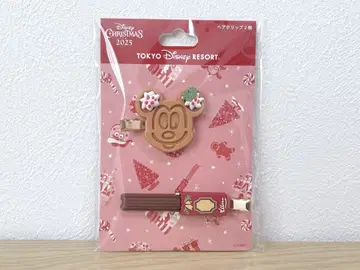 디즈니 헤어 클립 미키 와플 츄러스 크리스마스
