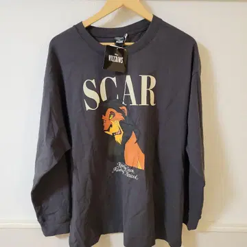 라이온킹 스카 롱티 남성용 디즈니 빌런즈 남성용