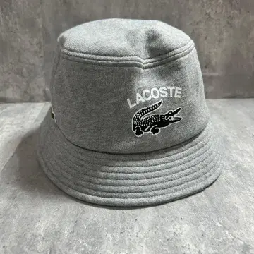 [ 미중고 ] LACOSTE 라코스테 버킷 햇 캡 그레이