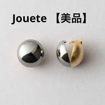 새상품급 Jouete 랩 귀찌 볼 골드/실버925 콤비