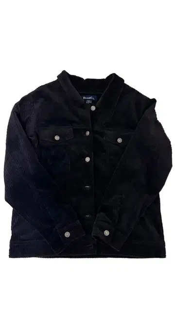 DENIM&CO. 블랙 코듀로이 자켓 M