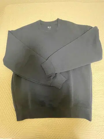 UNIQLO:C 크루넥 오버 사이즈 맨투맨 L (네이비)