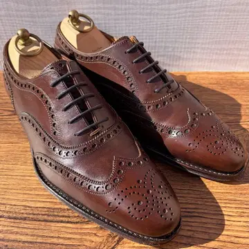 자 란스 리우야 윙 칩 26cm 다크 브라운 내 깃털 가죽 신발