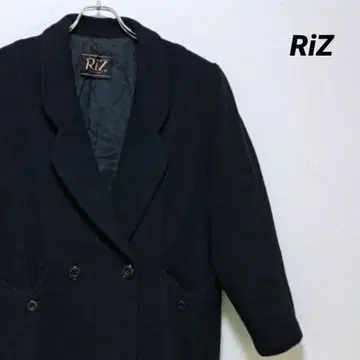 RiZ 리즈 체스터 코트 자켓 블랙 9 심플