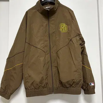 파드레스 나일론 자켓 트랙 자켓 브라운 MLB