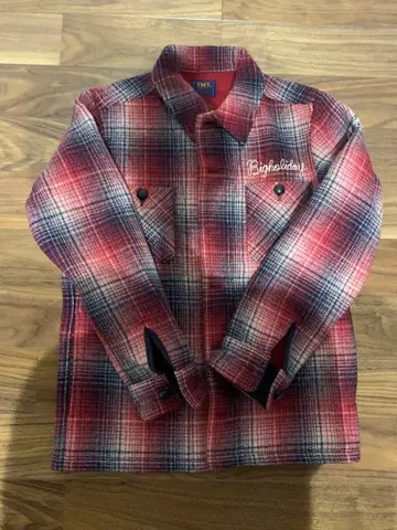 TMT 체크 셔츠 자켓