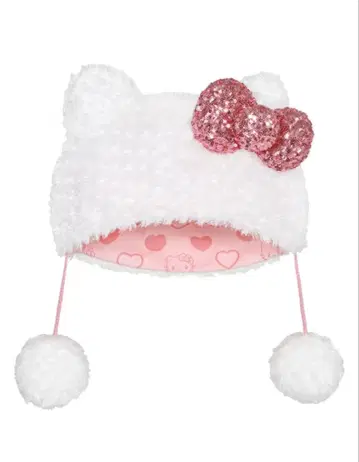 USJ 키티 폼폼 포함 햇