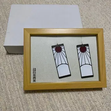 귀멸의 칼날 원화전 카마도 탄지로의 귀걸이 액자 Ver. 새상품
