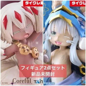 메이드 인 어비스 피규어 x 2 데스크탑 나나치 파프타 타이토레 한정판