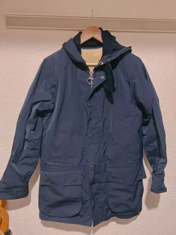 바버 네이비 마운틴 파카 플리스 안감