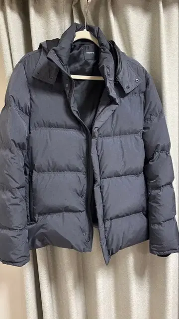 Theory 다운 자켓 다크 그레이 L