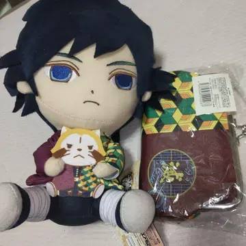 애니메이션 캐릭터 봉제 인형 파우치 포함