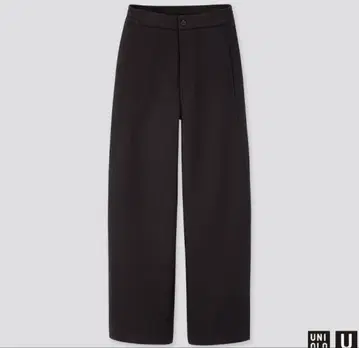 유니클로 U 와이드 핏 커브 저지 팬츠
