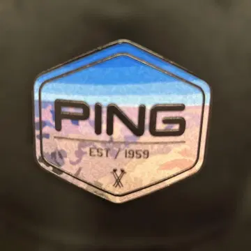 새상품급 11월 새상품 구매 시착만 한 상품 PING 블랙 캡 모자 핑