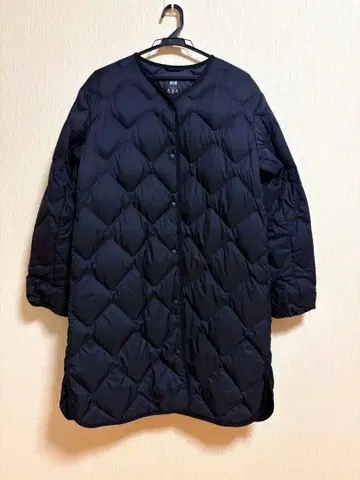 울트라 라이트 다운 릴랙스 코트 M 롱 수납 봉투