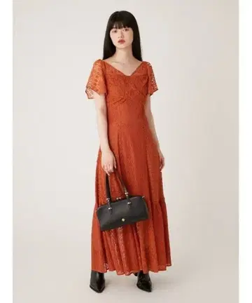 LILY BROWN 패치워크 레이스 원피스