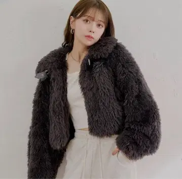 chico 푸들 코트 차콜