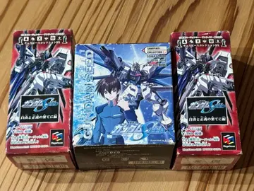 건담 GUNDAM SEED 모빌슈트 3개 세트 미개봉 상자 흠집 색 바램