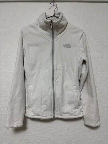 노스페이스 플리스 자켓 화이트