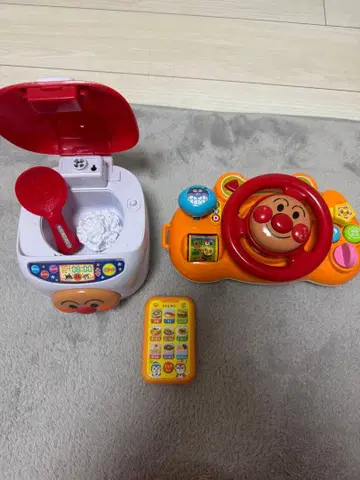 호빵맨 외출 멜로디 핸들 밥솥 주문 스마트폰 3종 세트