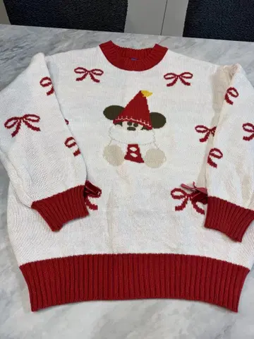 [ 착용 안 함 ] 도쿄 디즈니 리조트 미키 니트 스웨터