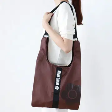 MARY QUANT 마리퀀트 새상품 브라운 3WAY 에코백 케이스 포함