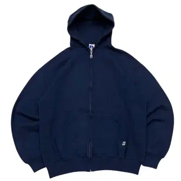 90s 러셀 애슬레틱 USA제 집 후디 네이비