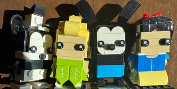 l ego 블록 피규어 세트 다색 5체