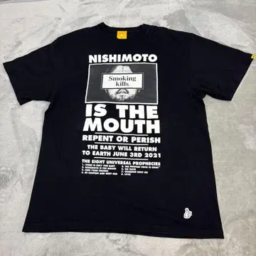 #FR2 NISHIMOTO IS THE MOUTH 티셔츠 블랙 XL