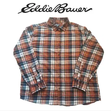 Eddie Bauer 에디 바우어 체크 무늬 플란넬 셔츠 XXL