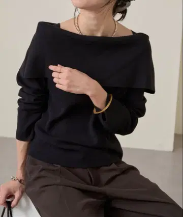 오메카시 2WAY 오프숄더 니트