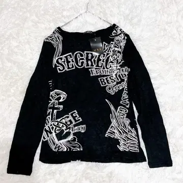 M0166 새상품 택 포함 [ MKR ] 긴팔 니트 스웨터 스트레치성